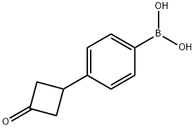 3-(4-BORONOPHENYL)CYCLOBUTANONE, 254893-03-3, 结构式