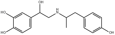 4-hydroxyphenylisopropylarterenol 结构式