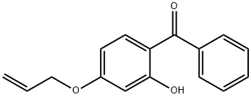 2-ヒドロキシ-4-アリルオキシベンゾフェノン 化学構造式