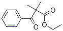 2,2-ジメチル-3-オキソ-3-フェニルプロパン酸エチル 化学構造式