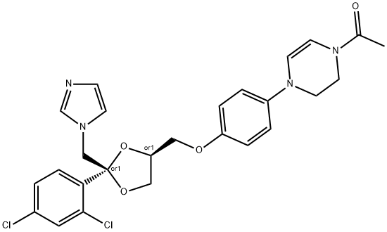 2,3-Dehydro Ketoconazole Struktur