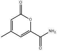 4-甲基-2-氧-2H-吡喃-6-甲酰胺 结构式