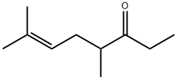 4,7-ジメチル-6-オクテン-3-オン 化学構造式