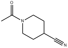 1-ACETYLPIPERIDINE-4-CARBONITRILE Struktur
