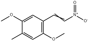 2,5-DIMETHOXY-4-METHYL-Β-NITROSTYRENE, 25505-64-0, 结构式