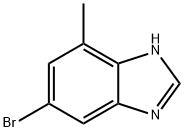 6-溴-4-甲基-1H-苯并咪唑,255064-10-9,结构式
