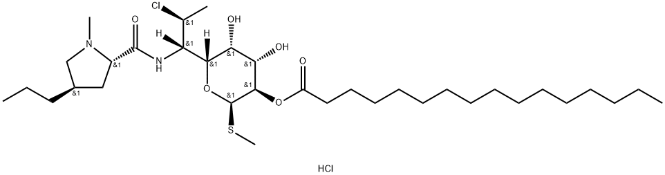塩酸パルミチン酸クリンダマイシン 化学構造式