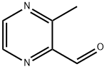 3-メチル-2-ピラジンカルブアルデヒド 化学構造式