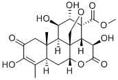 鸦胆子内酯, 25514-28-7, 结构式