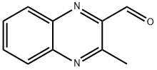 3-メチル-2-キノキサリンカルブアルデヒド 化学構造式