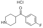 4-(4-氟苯甲酰基)哌啶盐酸盐,25519-78-2,结构式