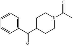 1-アセチル-4-ベンゾイルピペリジン 化学構造式