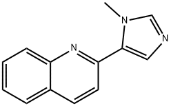 2-(3-Methyl-3H-imidazole-4-yl)quinoline 结构式