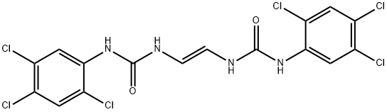 1,1'-[(E)-ビニレン]ビス[3-(2,4,5-トリクロロフェニル)尿素] 化学構造式