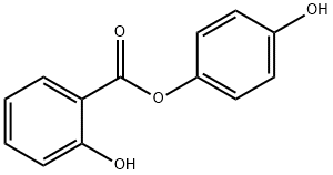 2-羟基苯甲酸-4-羟基苯酯 结构式