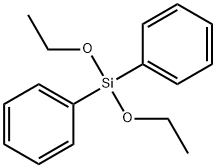 ジエトキシジフェニルシラン 化学構造式