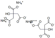クエン酸ビスマスアンモニウム 化学構造式