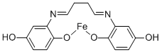n,n'-ethylenebis(5-hydroxysalicylideneiminato)iron(ii) Struktur