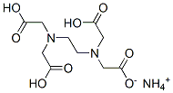 ammonium trihydrogen ethylenediaminetetraacetate  Structure