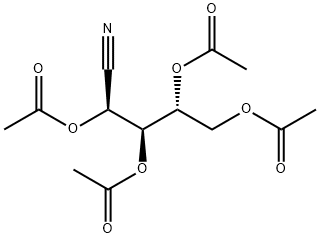2,3,4,5-TETRA-O-ACETYL-D-RIBONITRILE Struktur