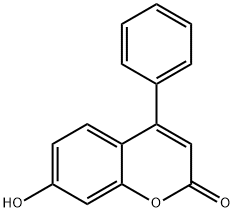 7-HYDROXY-4-PHENYLCOUMARIN  97 Structure