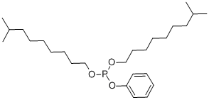 フェニルジイソデシルホスファイト 化学構造式