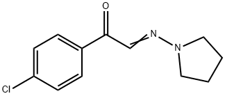 4'-Chloro-α-(1-pyrrolidinylimino)acetophenone Structure