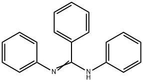 N,N'-ジフェニルベンズアミジン 化学構造式