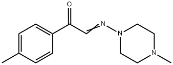 4'-Methyl-α-[(4-methyl-1-piperazinyl)imino]acetophenone Structure