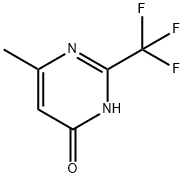 6-甲基-2-三氟甲基嘧啶-4-醇, 2557-79-1, 结构式