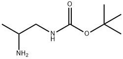 Carbamic acid, (2-aminopropyl)-, 1,1-dimethylethyl ester (9CI) Struktur