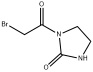 2-Imidazolidinone, 1-(bromoacetyl)- (8CI,9CI) 结构式