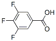 3,4,5-TRIFLUOROBENZOIC ACID 化学構造式