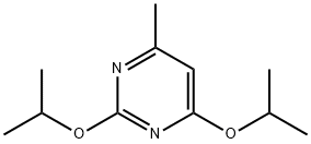 2,4-diisopropoxy-6-methyl-pyrimidine Struktur
