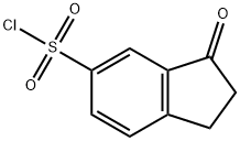 3-オキソ-5-インダンスルホノイルクロリド 化学構造式
