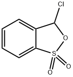 3-CHLORO-3H-2,1-BENZOXATHIOLE-1,1-DIOXIDE Structure