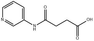 3-N-吡啶基丁酰胺酸,25604-13-1,结构式