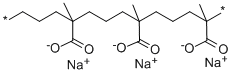 聚(乙烯-共-甲基丙烯酸)钠盐, 25608-26-8, 结构式