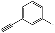 1-エチニル-3-フルオロベンゼン 化学構造式