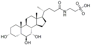 Tauro-α-muricholic Acid  Structure