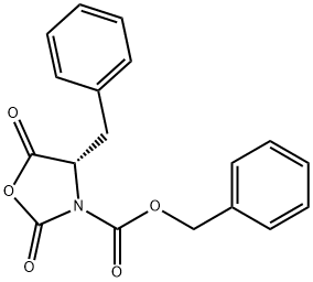 Z-L-苯丙氨酸-N-酸酐, 25613-60-9, 结构式