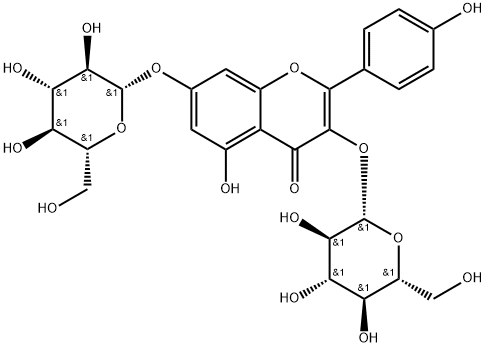 Astragalin 7-O-β-D-glucopyranoside Structure