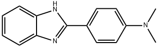 4-(2-ベンゾイミダゾリル)-N,N-ジメチルアニリン 化学構造式