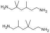 1,6-DIAMINO-2,2,4(2,4,4)-TRIMETHYLHEXANE Structure