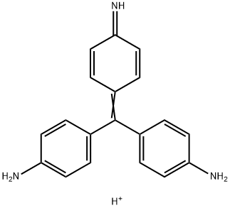 パラローズアニリン フリーベース 化学構造式