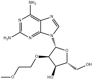 2-AMINO-2'-O-(2-METHOXYETHYL)ADENOSINE Struktur