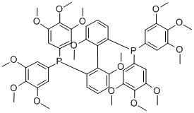 (S)-(-)-2,2'-ビス[ジ(3,4,5-トリメトキシフェニル)ホスフィノ]-6,6'-ジメトキシ-1,1'-ビフェニル, min. 97% 化学構造式