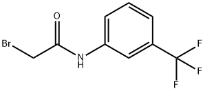 3-三氟甲基苯基溴代乙酰胺, 25625-57-4, 结构式