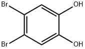 4,5-Dibromo-1,2-benzenediol  Structure