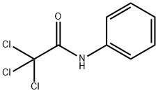 N-フェニル-2,2,2-トリクロロアセトアミド 化学構造式